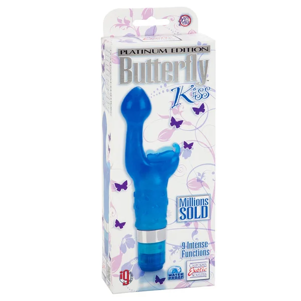 California Exotic Platinum Edition Butterfly Kiss - Blue — image 10 of 10