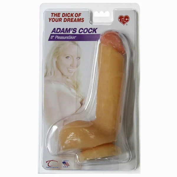 Topco Adams Pleasure Skin 8 Inch Cock Natural — image 6 of 6