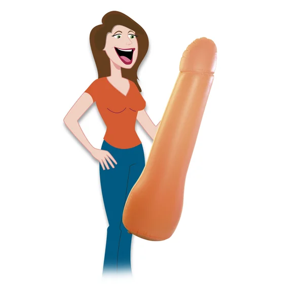 Pipe Dreams Bachelorette Party Favors Captain Pecker  The Inflatable Party Pecker — image 6 of 6