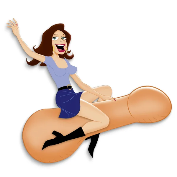 Pipe Dreams Bachelorette Party Favors Captain Pecker  The Inflatable Party Pecker — image 5 of 6