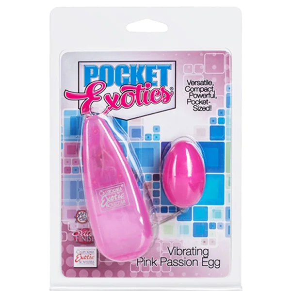California Exotic Pocket Exotics Vibrating Pink Passion Egg — image 4 of 4