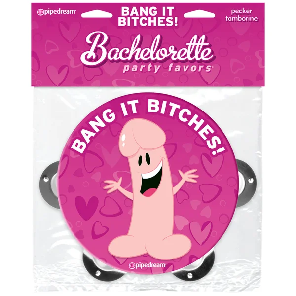 Pipe Dreams Bachelorette Party Favors Pecker Tambourine — image 5 of 7