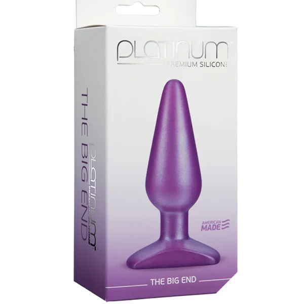 Doc Johnson Platinum Silicone The Big End Purple — image 4 of 4