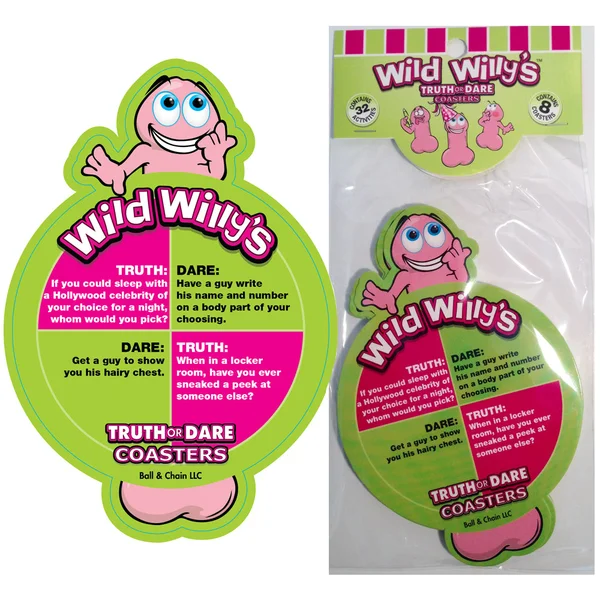 Wild Willys Cup Glass Coasters Package of 8 — image 3 of 3
