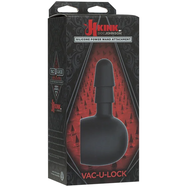 Kink Silicone Wand Vac-U-Lock Attch. - Black — image 8 of 8