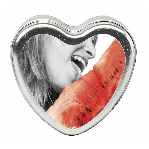 Earthly Body Massage Candle Edible Watermelon 4oz — image 3 of 4