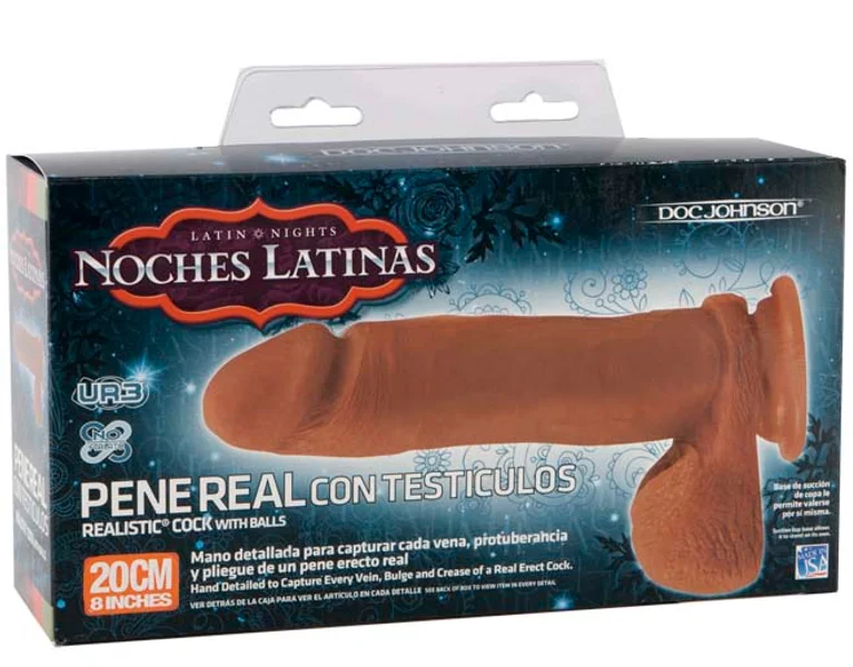 Noches Latinas 8 inch Ur3 Realistic Cock — image 12 of 12