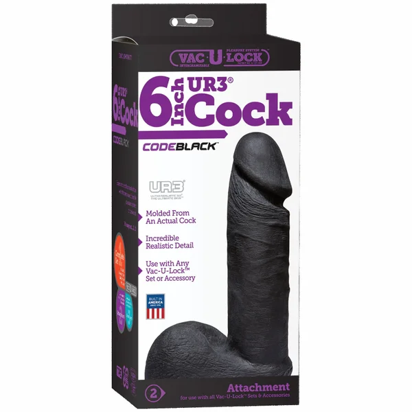 Vac-U-Lock UR3 6 inch Realistic CODEBLACK — image 10 of 10