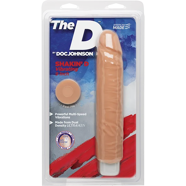 The D 9 inch Vibrating Shakin D - Vanilla — image 8 of 8