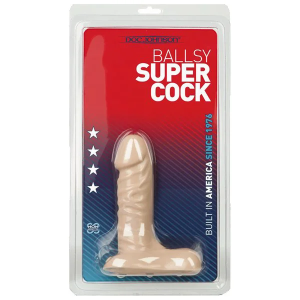 Ballsy Super Cock 6 inch.x 1.5in. - Flesh — image 9 of 15