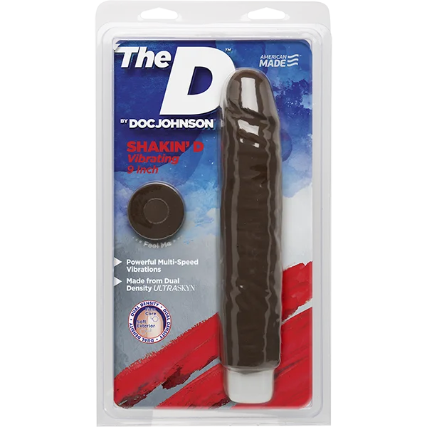 The D 9 inch Vibrating Shakin D - Chocolate — image 8 of 8
