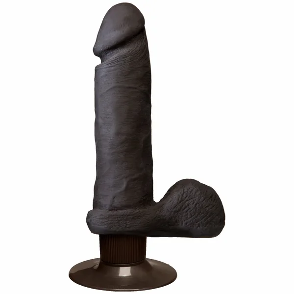 Realistic Cock - UR3 Ultraskyn Vibrating 6 inch Black — image 6 of 6