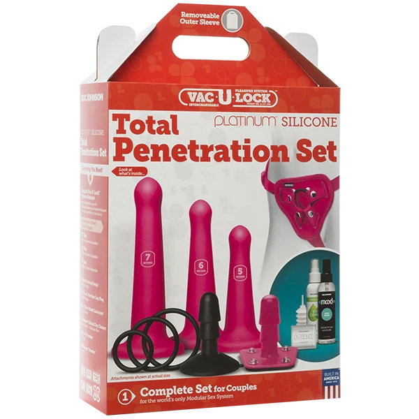 Vac-U-Lock Total Penetration Set - Pink — image 20 of 20
