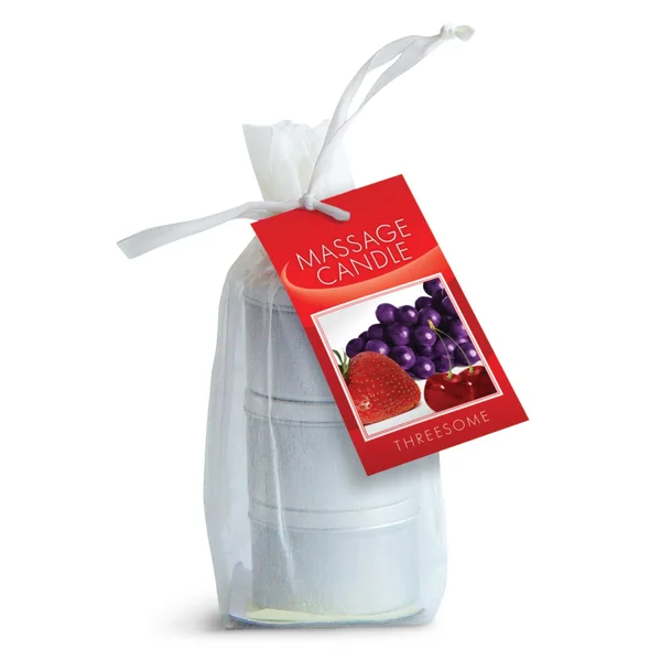 Earthly Body Edible Massage Candle Threesome 2oz — image 5 of 7
