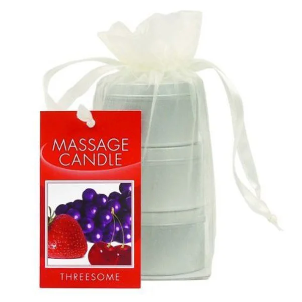 Earthly Body Edible Massage Candle Threesome 2oz — image 5 of 5