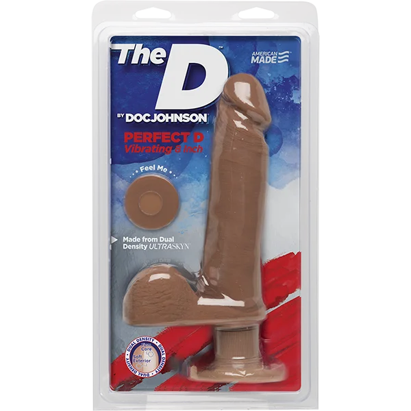 The D 8 inch Vibrating Perfect D - Caramel — image 10 of 10