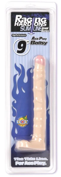 Raging Hard Ons Slimline 9 inch Ballsy - Flesh — image 7 of 7
