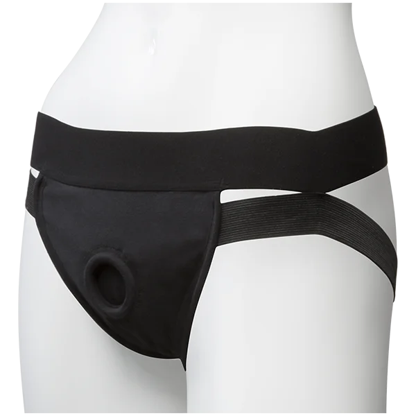 Vac-U-Lock Panty Harness w/Plug Dual Strap L/XL - Black — image 13 of 16