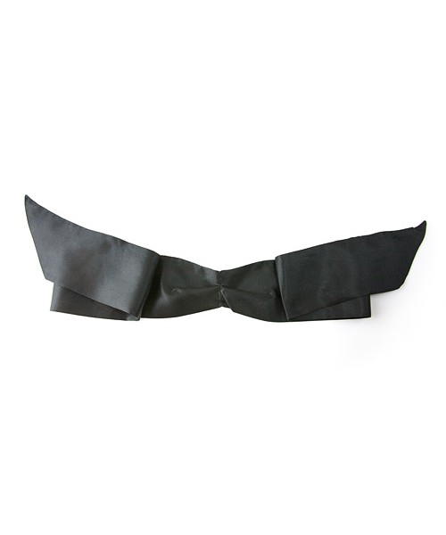 Soft darkness ribbon blindfold