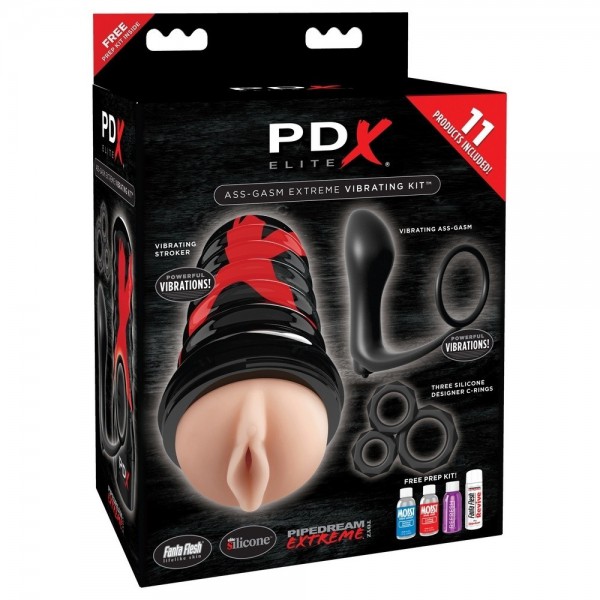 PDX Elite Ass-Gasm Extreme Vibrating Kit — image 5 of 9