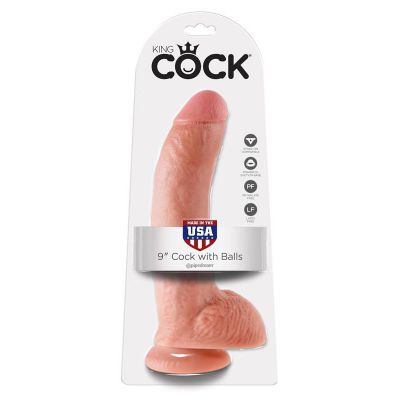 King Cock 9 in Cock With Balls