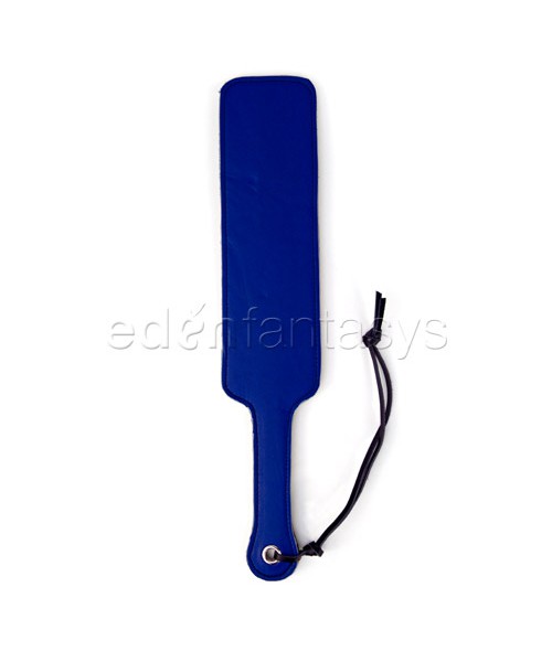 Black and blue frat paddle