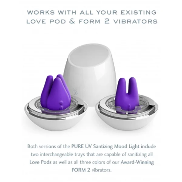 JimmyJane Love Pods Tre Pure UV Sanitizing Mood Light - Ultraviolet Edition — image 7 of 10