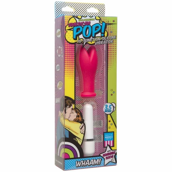 American Pop Whaam Vibrator Pink 10 Function Silicone — image 4 of 4