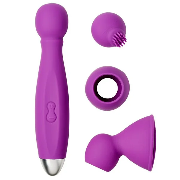 Cloud 9 - Health & Wellness Wand Kit 9 Function Flexible Head Purple — image 21 of 22