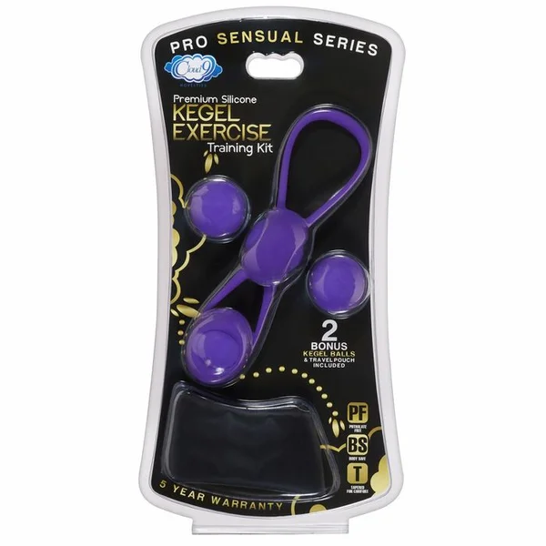 Cloud 9 - Kegel Training W/4 Weighted Balls & Pouch Purple Premium Silicone — image 9 of 12