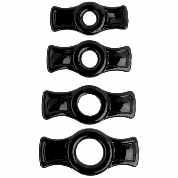 Titanmen Tools Cock Ring Set - Black — image 4 of 4