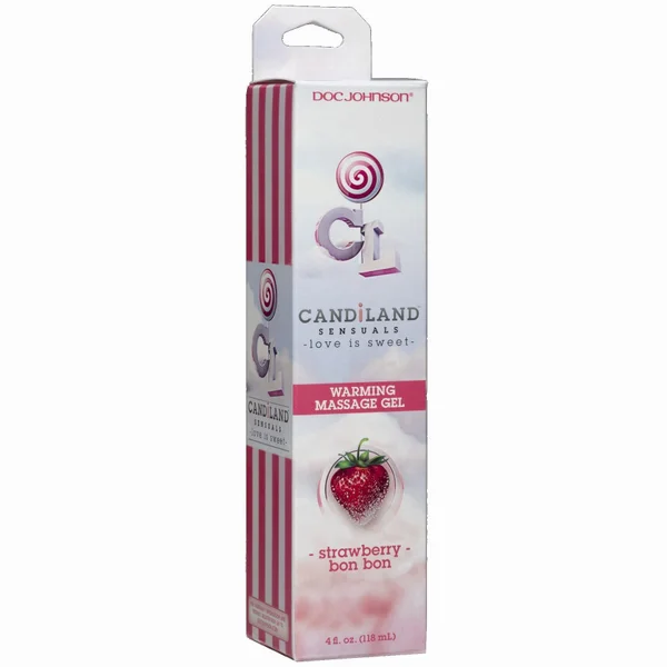 CandiLand Strawberry Warm Massage Gel 4oz — image 3 of 4