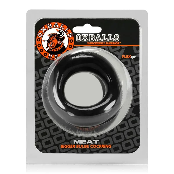 Oxballs Meat Padded Cock Ring - Black — image 11 of 16