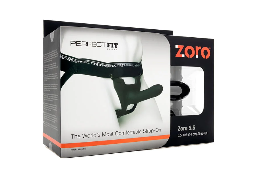 Perfect Fit Zoro 5.5 inch Strap-On - Black — image 13 of 14
