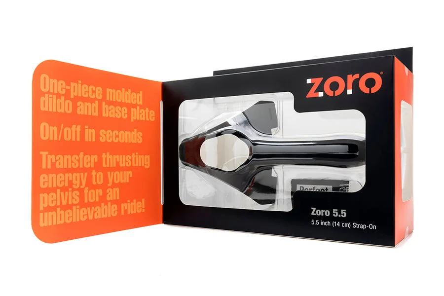 Perfect Fit Zoro 5.5 inch Strap-On - Black — image 14 of 14
