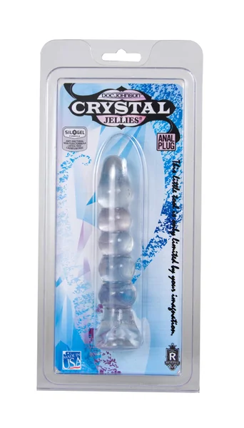 Crystal Jellies Anal Plug Bumps Clear — image 7 of 8