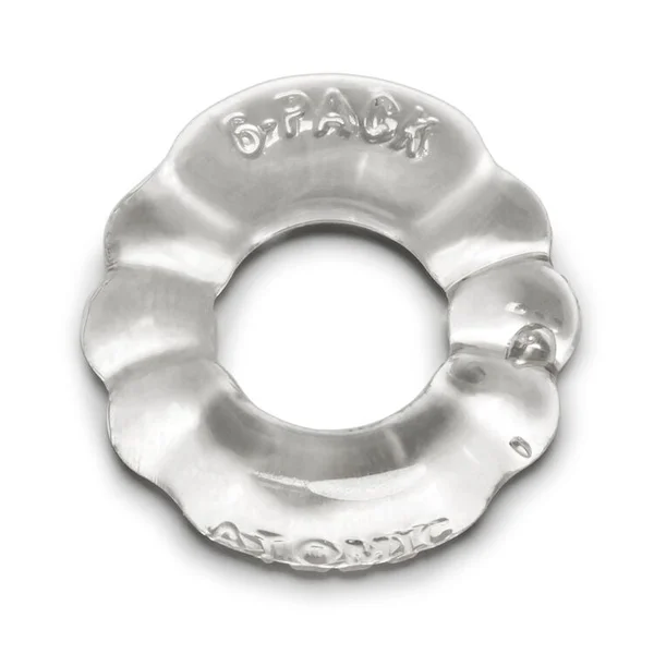 Oxballs Atomic Jock 6-Pack Cockring - Clear — image 5 of 6