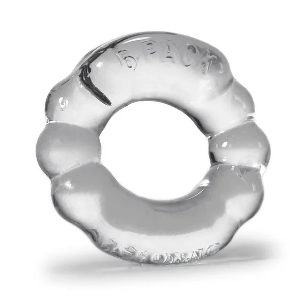 Oxballs Atomic Jock 6-Pack Cockring - Clear — image 4 of 6