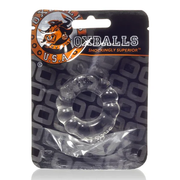 Oxballs Atomic Jock 6-Pack Cockring - Clear — image 6 of 6