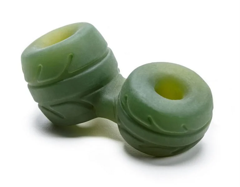 Perfect Fit SilaSkin Cock & Ball Ring - Green — image 5 of 8
