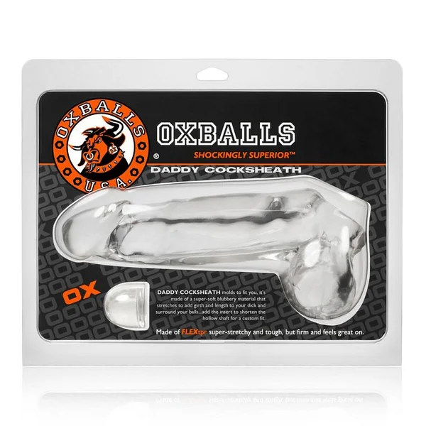 Oxballs Daddy Cocksheath w/Balls - Clear — image 15 of 16