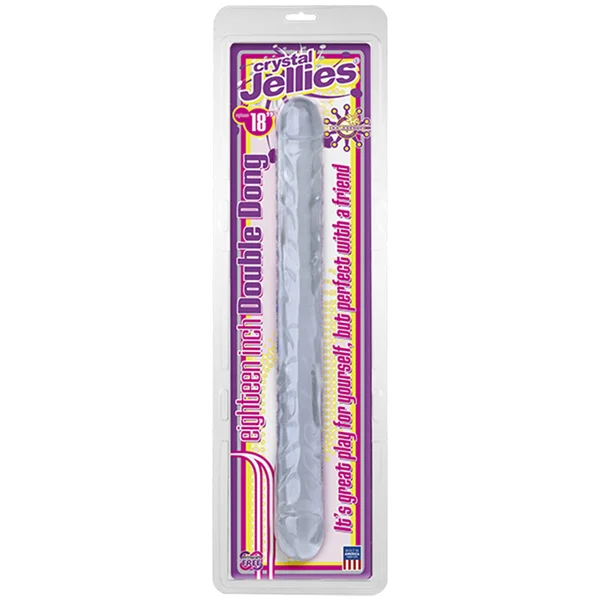 Crystal Jellies Double Dong Clear 18 inch — image 8 of 8