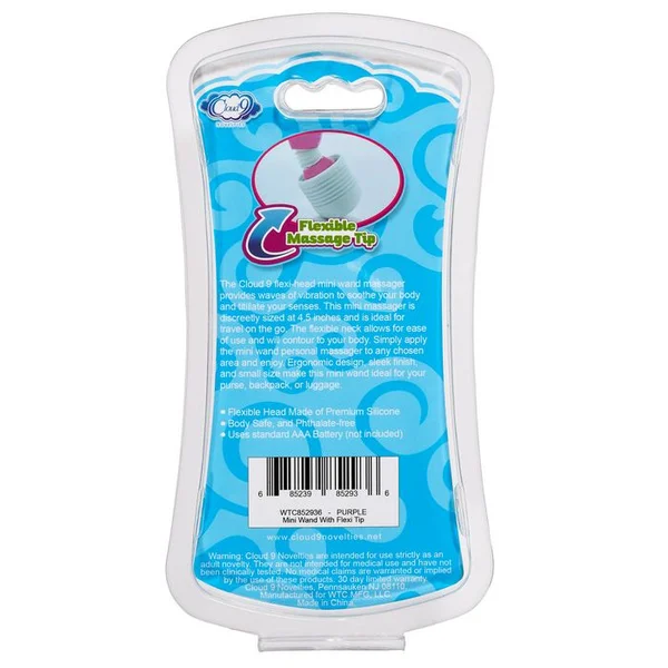 Cloud 9 - Mini Wand Massager Purple — image 6 of 8