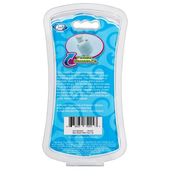 Cloud 9 - Mini Wand Massager White — image 6 of 8