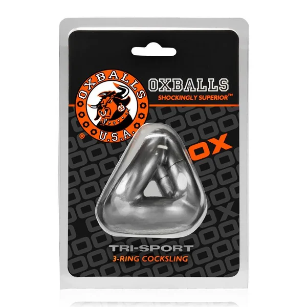 Oxballs Atomic Jock Tri Sport Cocksling - Steel — image 8 of 8