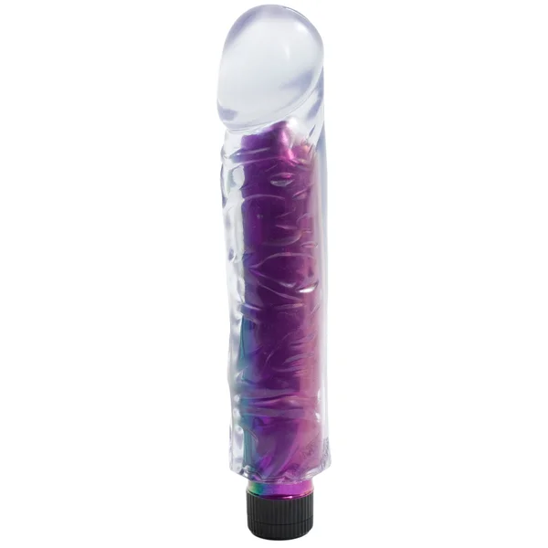 Crystal Jellies Sleeve w/7 inch Iridescent Vibe - Multi Speed — image 7 of 9