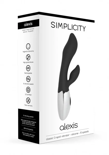 ALEXIS Classic G-spot vibrator - Black — image 5 of 6