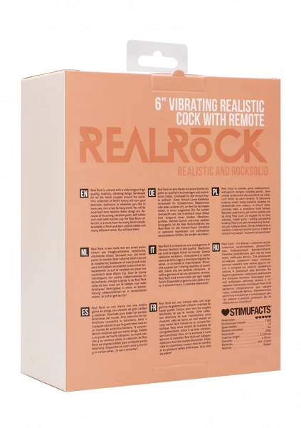 Vibrating Realistic Cock - 6" - Skin — image 8 of 9