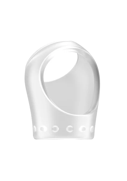 Sono No.45 - Cockring with Ball Strap - Translucent — image 7 of 9