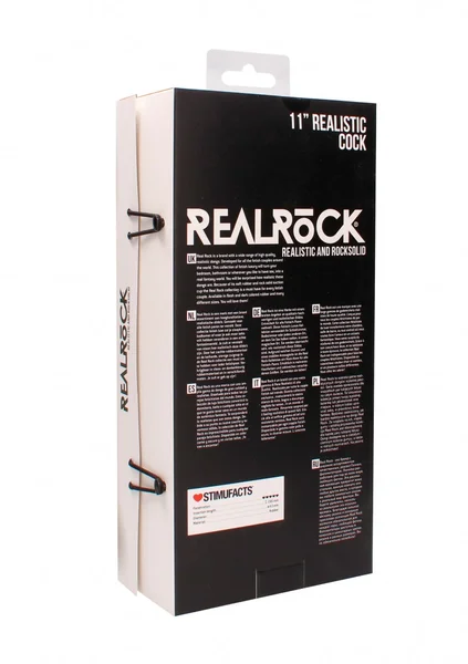 Realistic Cock - 11" - Black — image 11 of 12